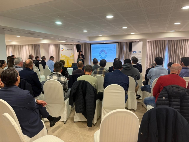 Un moment de la 3a jornada CISO al hotel Yomo Cèntric d'Andorra la Vella.